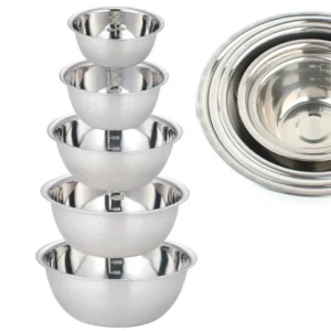 5pc Stainless Steel Mixing Bowls